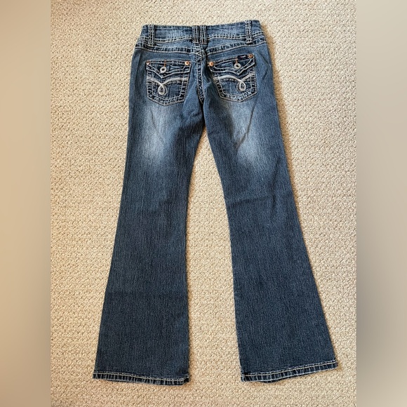 Angels Women's Blue Jeans ๐ size 1 - Picture 4 of 8